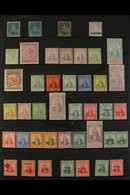 1851-1936 ALL DIFFERENT MINT COLLECTION.  An Attractive Collection With Many "Better" Values, Neatly Presented On Stock  - Trindad & Tobago (...-1961)