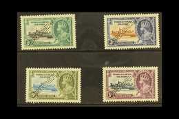 1935  Silver Jubilee Set, Perforated "Specimen", SG 187s/9s, Fine Mint, Large Part Og. (4 Stamps) For More Images, Pleas - Turks & Caicos