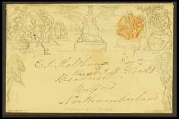 1840 MULREADY ENVELOPE  (July 8th) 1d Envelope, (A131) Forme 1, Printed In Black With Red Maltese Cross Cancel To Front, - Sonstige & Ohne Zuordnung