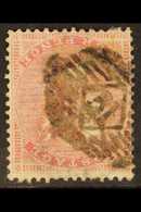 1855-57  4d Pale Carmine, Wmk Medium Garter, With WATERMARK INVERTED Variety, SG 64Wi, Good Used, The Watermark Clearly  - Altri & Non Classificati
