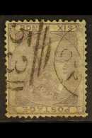 1855-57  6d Lilac With WATERMARK INVERTED Variety, SG 70wi, Fine Used With Neat Duplex Cancel, Nice Centering, Minimal T - Sonstige & Ohne Zuordnung