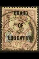 OFFICIAL  1902 5d Dull Purple & Blue Opt'd "BOARD OF EDUCATION" SG O81, Used With Fine Dated Cds Pmk. Very Scarce, Signe - Sonstige & Ohne Zuordnung