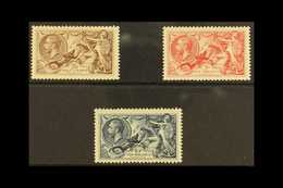 1934  Re-engraved Seahorses Set Complete, SG 450/52, Mint Lightly Hinged. Lovely Quality (3 Stamps) For More Images, Ple - Ohne Zuordnung