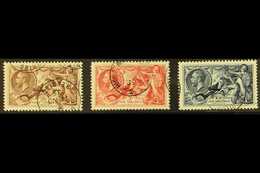1934  Re-engraved Seahorses Set Complete, SG 450/52, Very Fine Used. Lovely Choice Quality (3 Stamps) For More Images, P - Unclassified