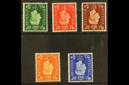 1937-47  Dark Colours Wmk Sideways Set Complete, SG 462wi/66wi, Never Hinged Mint (5 Stamps) For More Images, Please Vis - Non Classificati