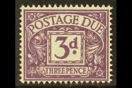 POSTAGE DUE  1959-63 3d Violet WATERMARK SIDEWAYS INVERTED Variety, SG D60wi, Fine Never Hinged Mint, Very Fresh. For Mo - Sonstige & Ohne Zuordnung