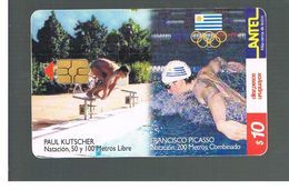 URUGUAY -   1999 OLYMPIC SPORT: SWIMMING        - USED  -  RIF. 10462 - Olympic Games