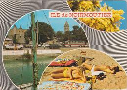 Vendée :  : Noirmoutier  En L Ile  : Vue   , Femme Sein  Nue, Bus ,  1981 - Ile De Noirmoutier