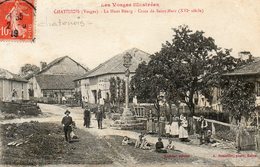 CPA - CHATENOIS (88) - Aspect Du Haut-Bourg Et Du Quartier De La Croix De St-Marc En 1919 - Chatenois