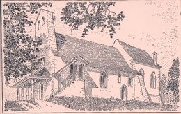 Eglise De Curtilles Près Lucens, Dessin (1914) - Lucens