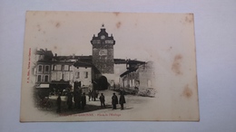 Carte Postale (D1) Ancienne De Verdun Sur Garonne , Place De L Horloge - Verdun Sur Garonne