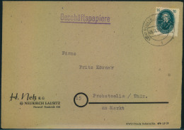 1950, Geschäftspapiere Mit 16 Pfg. Akademie Von (10a) NEUKIRCH (LAUSITZ) Nach Probstzella. - Briefe U. Dokumente