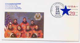 1993 USA  Space Shuttle Columbia  STS-58 Commemorative Cover - Nordamerika