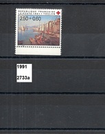 Variété De 1991 Neuf** Y&T N° 2733a De Carnet Dent 13 X 12 1/2 - Unused Stamps