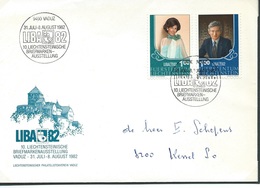 Liechtenstein      FDC   Y/T   738 / 739 - Brieven En Documenten