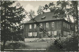 Ilmenau - Jagdhaus Gabelbach - Nationale Gedenkstätte - Foto-AK Handabzug 50er Jahre - Verlag R. Bechstein Ilmenau - Ilmenau