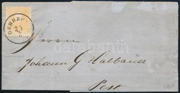 1861 2kr II. Világosnarancs Nyomtatványon ,,DEBREC(ZEN)' (240.000) Sign: Seitz - Sonstige & Ohne Zuordnung