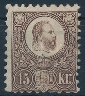 (*) 1871 Réznyomat 15kr, Részben Gumival (*120.000) - Sonstige & Ohne Zuordnung