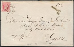 1870 4 X 5kr Ajánlott Levélen, Egy Hátoldali Bélyeg Sérült / On Registered Cover, 1 Stamp On The Backside Damaged 'FELS? - Sonstige & Ohne Zuordnung