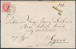 1870 4 X 5kr Ajánlott Levélen, Egy Hátoldali Bélyeg Sérült / On Registered Cover, 1 Stamp On The Backside Damaged 'FELS? - Andere & Zonder Classificatie