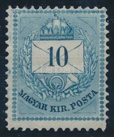 * 1881 10kr 13-as Fogazással, Szép és Ritkán Látható Darab, Kis Falcnyommal (20.000) - Altri & Non Classificati