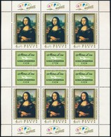 ** 1974 Mona Lisa Teljes ív (13.000) - Andere & Zonder Classificatie