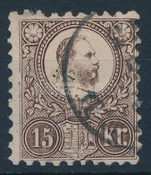 O 1871 Réznyomat 15kr, A Bal Oldali Keretnél Törés, Ritka! - Altri & Non Classificati