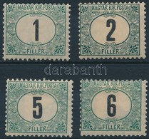 * 1903 Zöldportó 1f, 2f, 5f, 6f (11.000) - Sonstige & Ohne Zuordnung