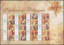 ** 2004 Karácsonyi Bélyegem (I.) - Angyalkák Promóciós Teljes ív Sorszám Nélkül (11.000) - Sonstige & Ohne Zuordnung