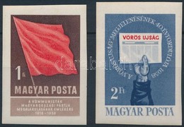 ** 1958 Kommunisták Magyarországi Pártja (I.) Vágott Sor (4.000) - Other & Unclassified