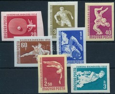 ** 1958 Sport (III.) Vágott Sor (6.000) - Autres & Non Classés