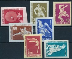 ** 1958 Sport (III.) Vágott Sor (6.000) - Other & Unclassified