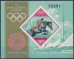 ** 1972 Müncheni Olimpia Vágott Blokk (4.000) - Sonstige & Ohne Zuordnung