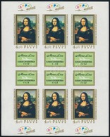 ** 1974 Mona Lisa Vágott Kisív (30.000) (törött Sarok) - Sonstige & Ohne Zuordnung