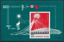 ** 1976 Montreal Olimpia Vágott Blokk (7.000) - Sonstige & Ohne Zuordnung