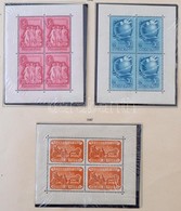 ** O 1948-1958 Postatisztán és Bélyegezve Is Gy?jtött Dupla Gy?jtemény Sok Jó Kiadással El?nyomott Albumban, Turul Borít - Autres & Non Classés