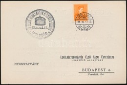 1938 Felvidék ,,VISSZATÉRT' + Kárpátalja Lapok, Küldemények - Sonstige & Ohne Zuordnung