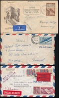 1949 Izrael FDC + 1946-1986 2 Db Amerikai Egyesült Államok Levél - Sonstige & Ohne Zuordnung