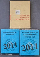 Magyar Posta- és Illetékbélyeg Katalógus 2011 + Emlékív Katalógus 2011 + A Magyar Bélyegek Monográfiája I-es Kötet - Sonstige & Ohne Zuordnung