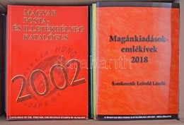 Magyar Posta- és Illetékbélyeg Katalógusok 2001-2009 és 2012-2013 (10 Db Kötet) + Emlékív Katalógus 2018 + 7 Db CD - Other & Unclassified