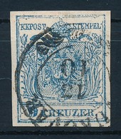 O 1850 9kr MP III B Sötétkék Látványos Száraznyomat ,,(V)UKOVAR' Certificate: Steiner - Andere & Zonder Classificatie