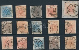 O 1850 15 Db Bélyeg Szép / Olvasható Bélyegzésekkel / 15 Stamps With Nice / Readable Cancellations - Altri & Non Classificati