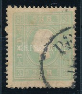 O 1858 3kr Zöld ,,PE(STH)' - Autres & Non Classés