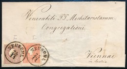 1858 5kr I + 10kr I Hiányos Levélen ,,NEUSOHL' - Wien - Altri & Non Classificati