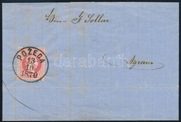 1870 5kr Levélen 'POZEGA' - Agram - Sonstige & Ohne Zuordnung