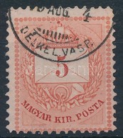 O 1874 5kr I. Típus Gyöngyjavítással (ex Lovász) - Altri & Non Classificati