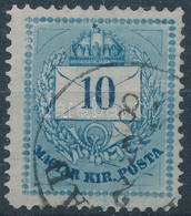 O 1874 10kr A Jobb Fels? Háromszög Alatt Karc (ex Lovász) - Other & Unclassified