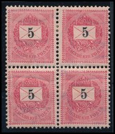 ** * 1889 5kr Négyestömb - Sonstige & Ohne Zuordnung