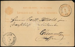 1881 2kr Díjjegyes Kétnyelv? Levelez?lap Si 11b - Other & Unclassified