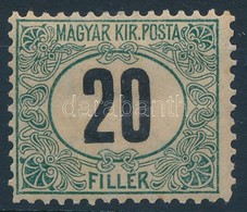 * 1903 Zöldportó 20f (6.500) - Autres & Non Classés